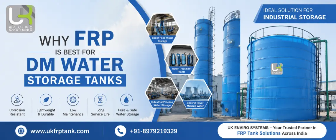 FRP DM Water Storage Tank Manufacturers in Ghaziabad