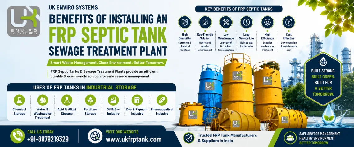 FRP Septic Tank Manufacturers in Ghaziabad, Uttar Pradesh, India