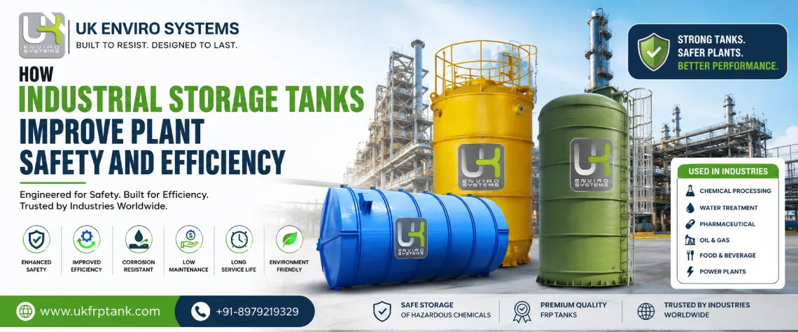 How Industrial Storage Tanks Improve Plant Safety and Efficiency