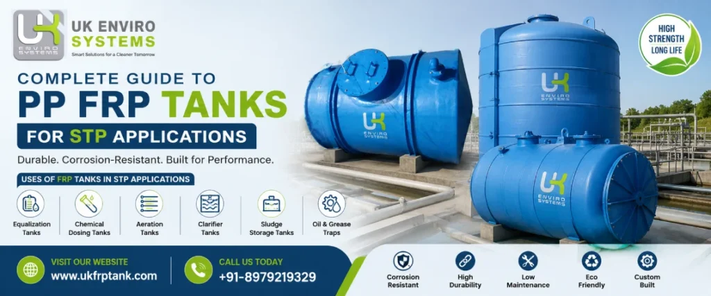 PP FRP Tanks for STP Applications